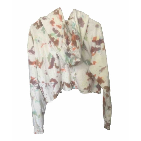 Wild Fable Girls Cropped Multicolor Hoodie Size Large - Picture 2 of 7